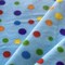 Rainbow Polka Dots Circus Anti-Pill No-Sew Throw Fleece Fabric Kit (50x60)